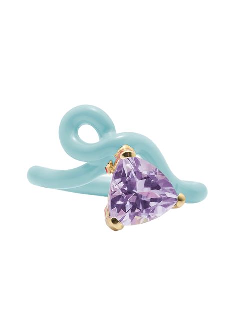 Trillon Vine Ring In Iris Blue BEA BONGIASCA | VR611YGS-TR1HR